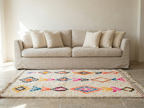 Tapis berbère Azilal - Dessins multicolores