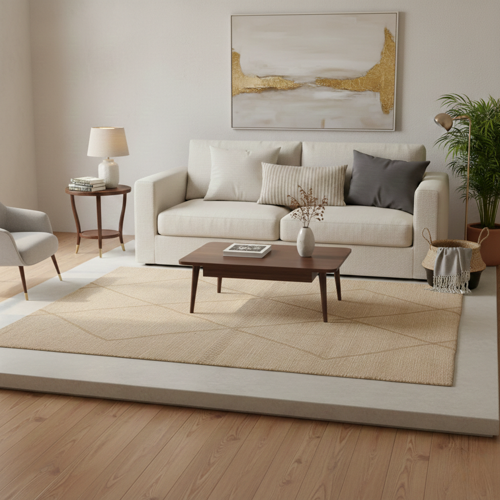 Tapis berbère Zanafi 313 x 186cm - Beige