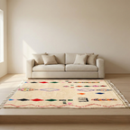 Tapis berbère Azilal - Symboles berbères multicolores