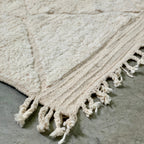 Tapis Berbère Beni Ouarain blanc