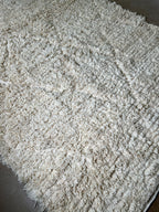 Tapis Berbère Beni Ouarain blanc