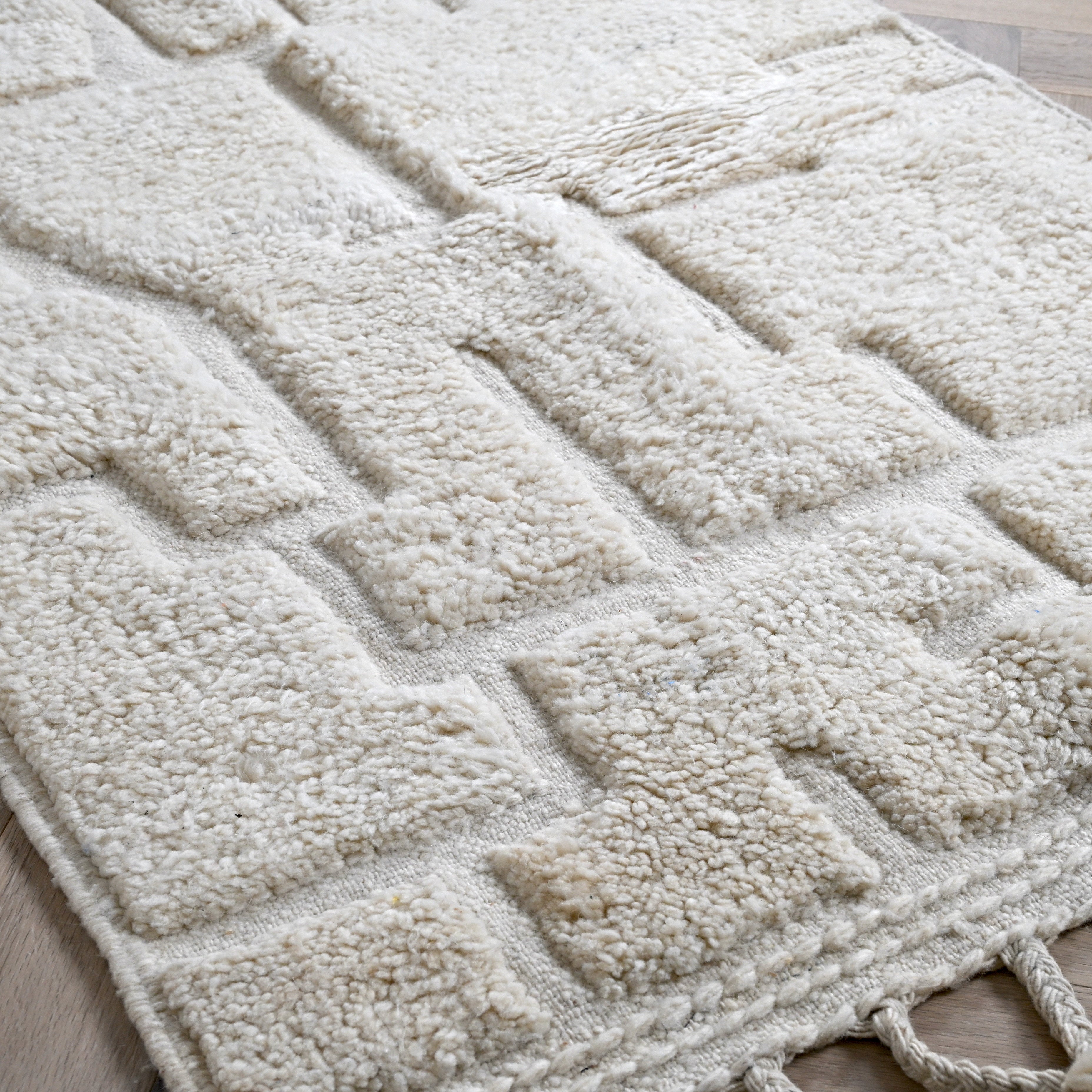 Tapis Béni Ouarain 105 x 153cm - Formes géométriques