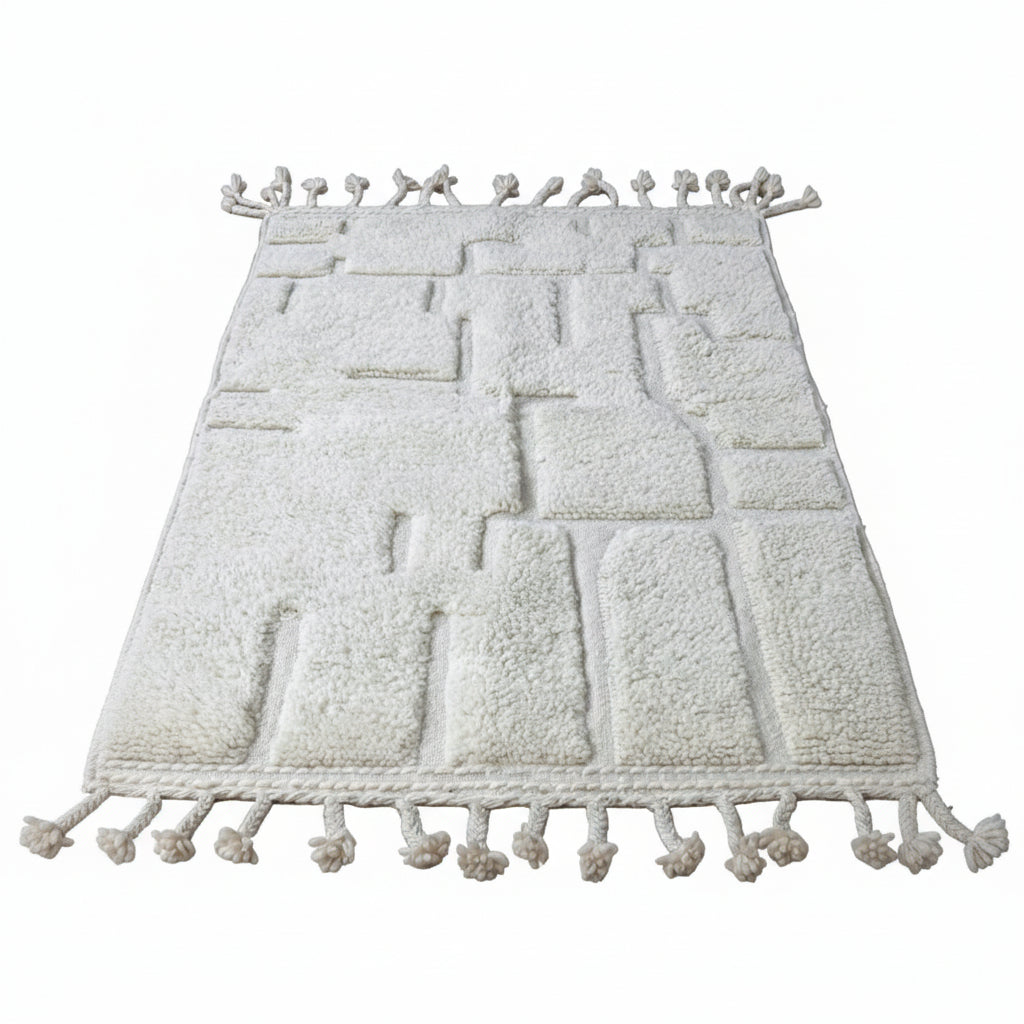 Tapis Béni Ouarain 105 x 153cm - Formes géométriques