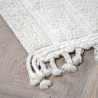 Tapis Béni Ouarain blanc - Arche
